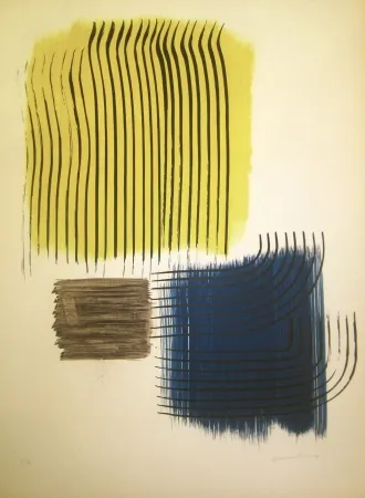 Litografia Hartung - Untitled