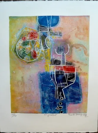 Incisione Hasegawa - En Juillet 