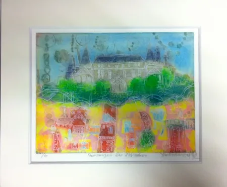 Incisione Hasegawa - Hommage a la malmaison