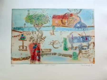 Incisione Hasegawa - Jardin d’artiste 