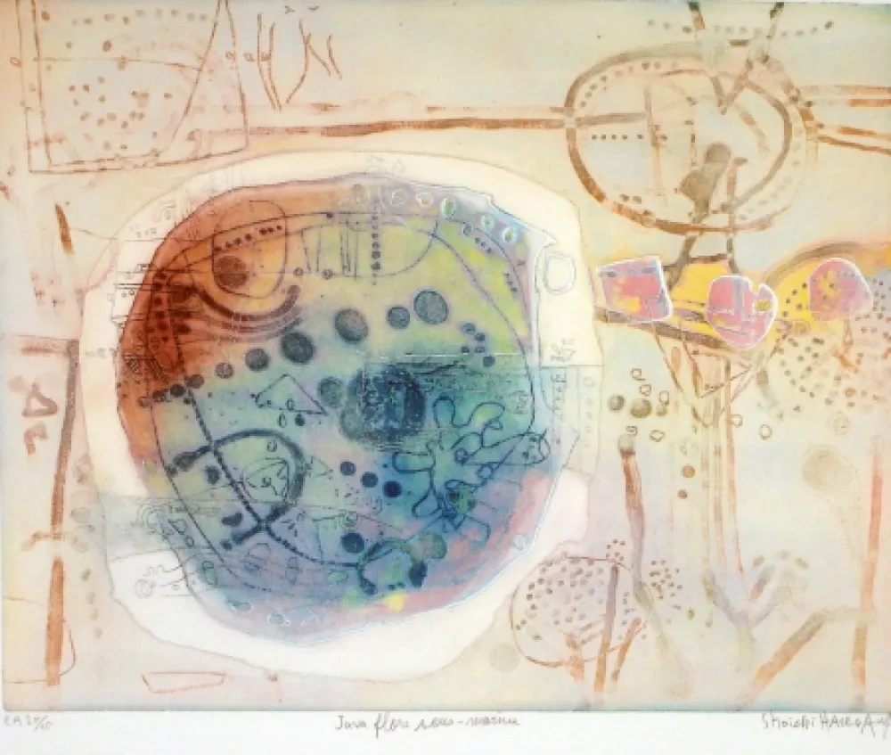 Acquaforte E Acquatinta Hasegawa - Java flore sous marine