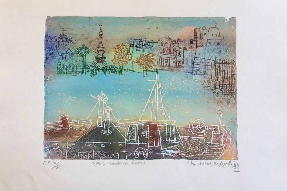 Incisione Hasegawa - Paris 