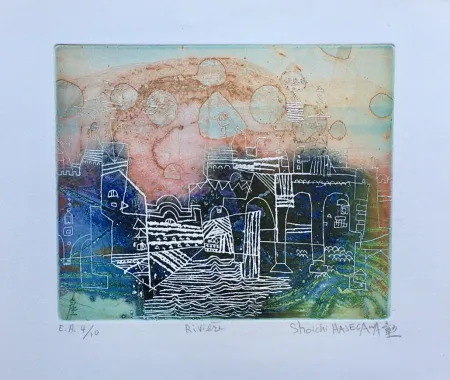 Incisione Hasegawa - Riviere 