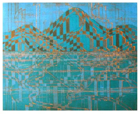 Incisione Hayter - Caragh lake