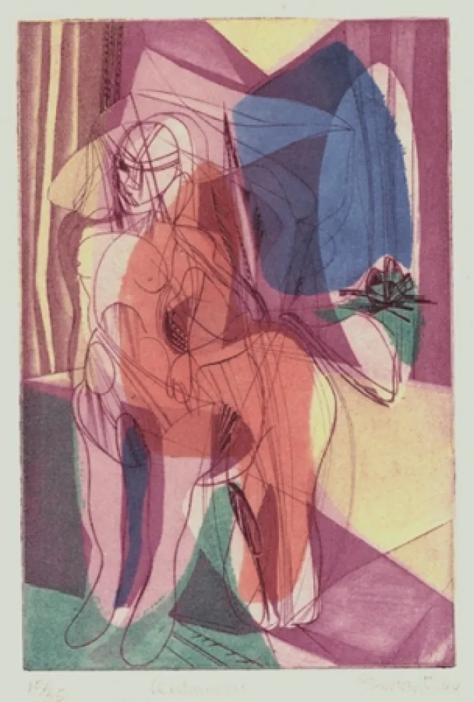 Acquaforte Hayter - Centauresse