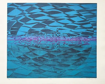 Incisione Hayter - City