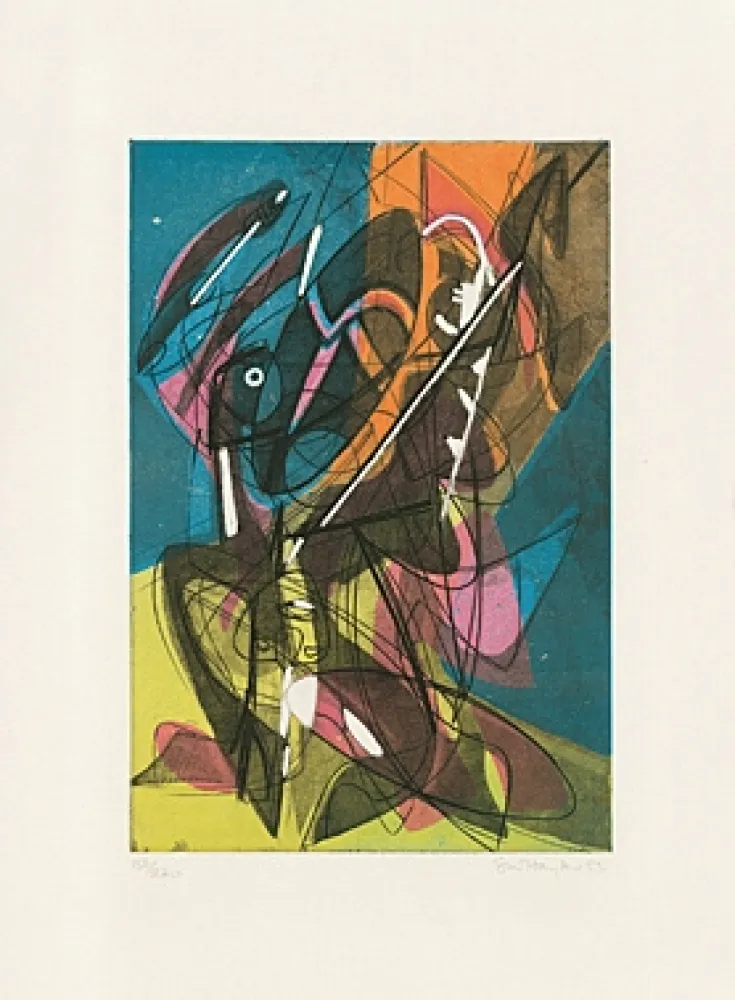 Acquaforte E Acquatinta Hayter - Combat