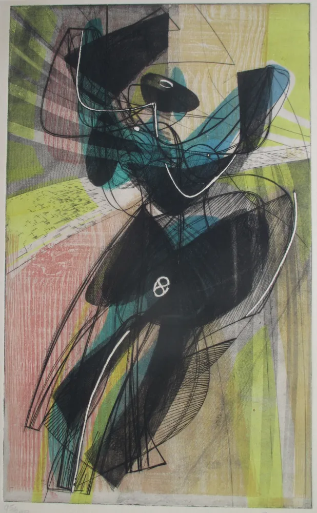 Acquaforte E Acquatinta Hayter - Danse du Soleil