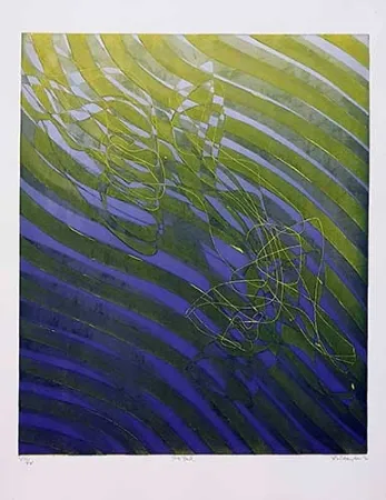 Incisione Hayter - Free fall