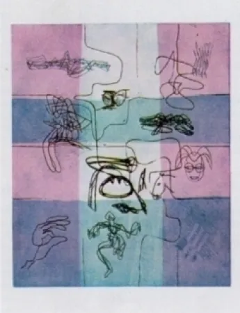 Acquaforte E Acquatinta Hayter - Hommage à Penrose