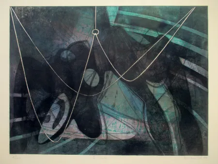 Acquaforte E Acquatinta Hayter - La noyée