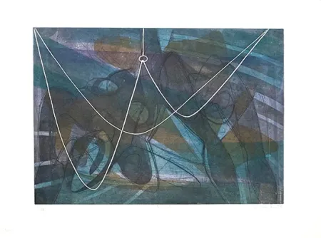 Incisione Hayter - La noyée