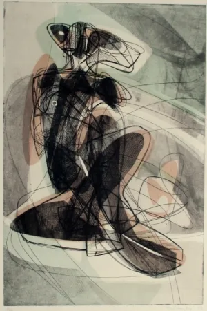 Incisione Hayter - Le couple