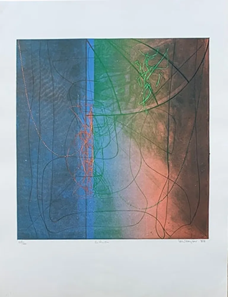 Incisione Hayter - Le pendu