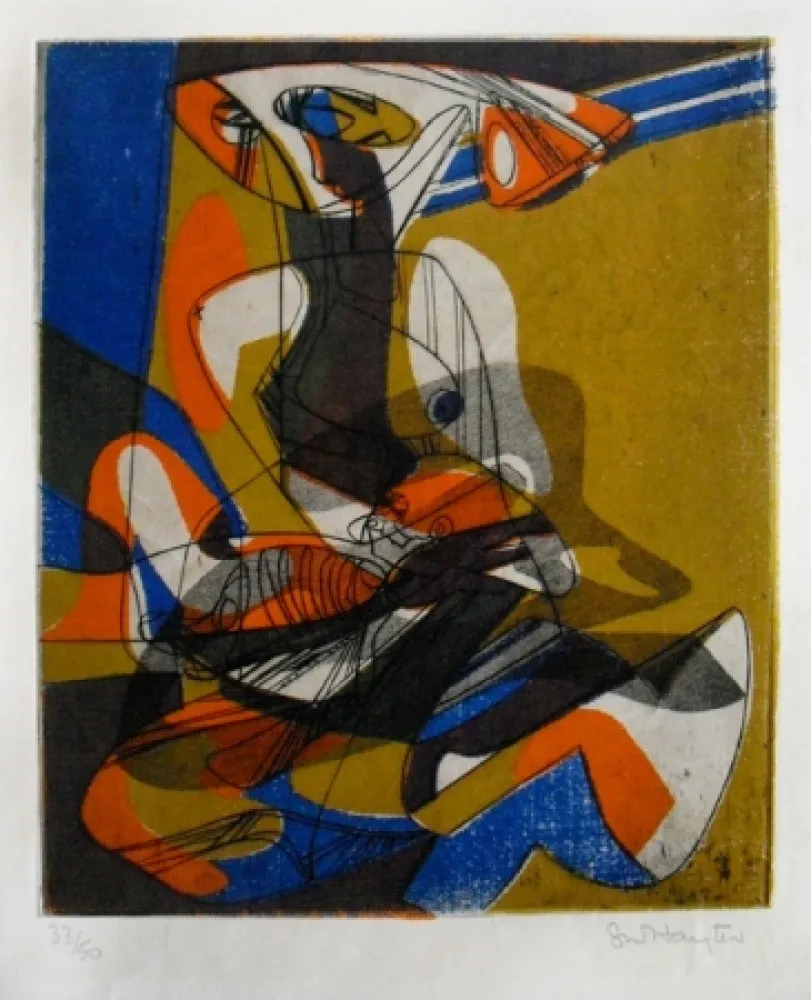 Incisione Hayter - Maternité