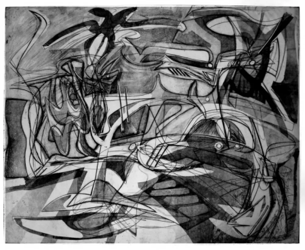 Incisione Hayter - Tropique du cancer