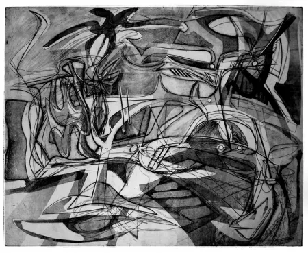 Incisione Hayter - Tropique du cancer