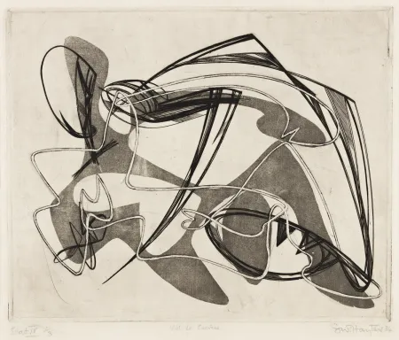 Acquaforte Hayter - Viol de Lucrece