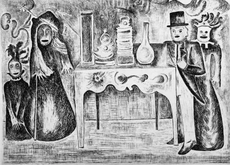 Acquaforte Haz - Gli antiquari