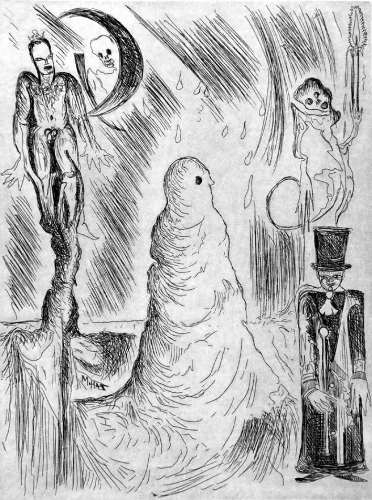 Acquaforte Haz - Il fantoccio di neve