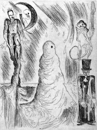 Acquaforte Haz - Il fantoccio di neve