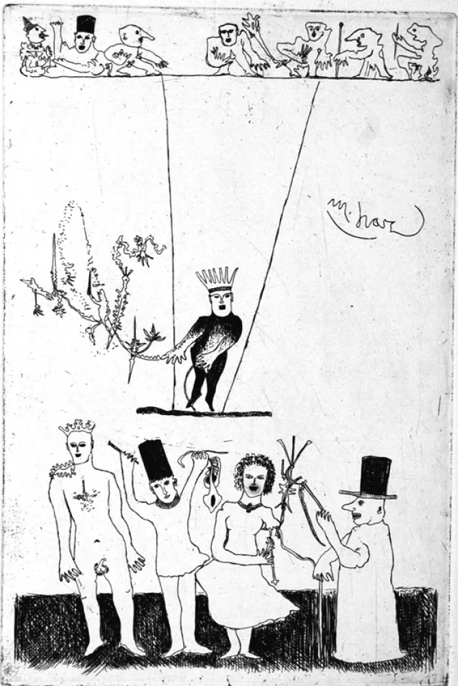 Acquaforte Haz - L'altalena