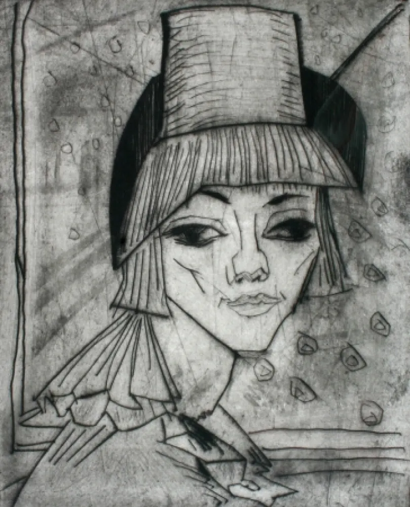 Punta Secca Heckel - Madchen Mit Hohem Hut