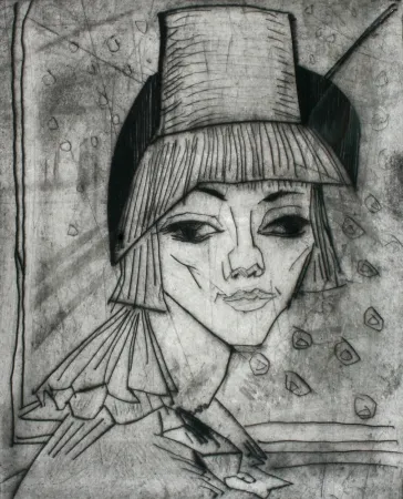 Punta Secca Heckel - Madchen Mit Hohem Hut