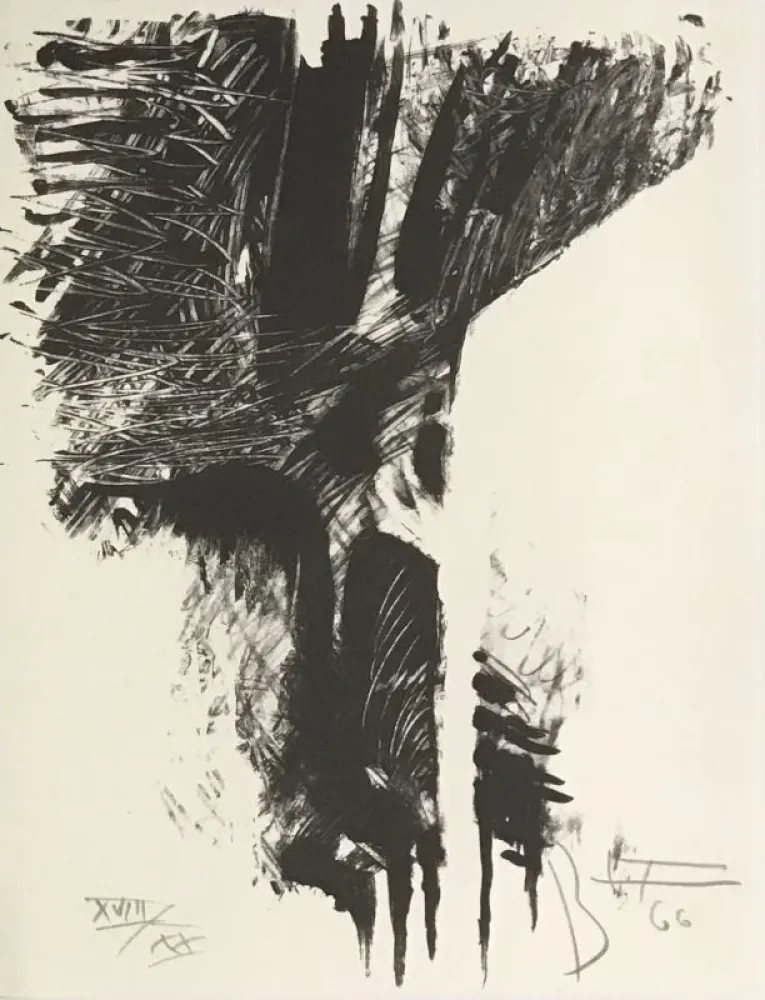 Litografia Heiliger - Hommage à Hans Arp 