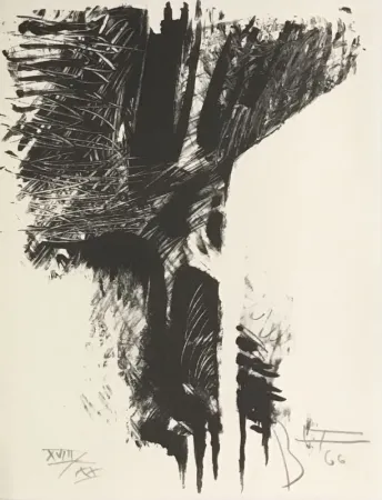 Litografia Heiliger - Hommage à Hans Arp 