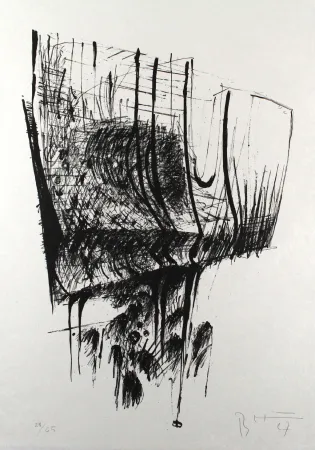 Litografia Heiliger - Komposition II