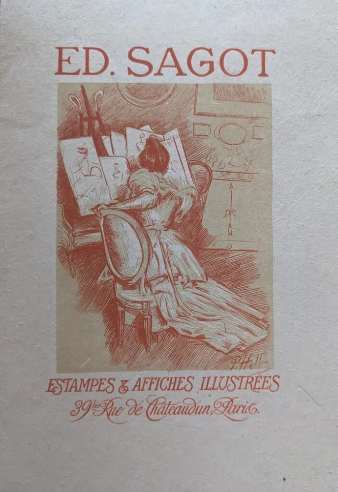 Acquaforte Helleu - Edmond Sagot. Estampes & Affiches Illustrées