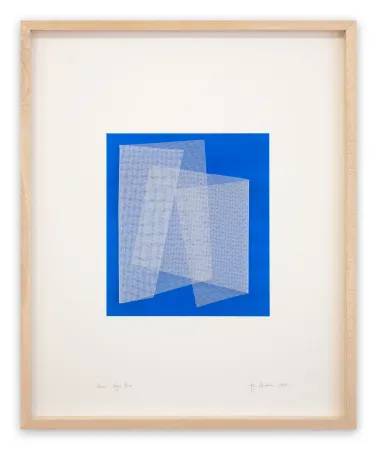 Non Tecnico Henderson - Moiré Azur Blue