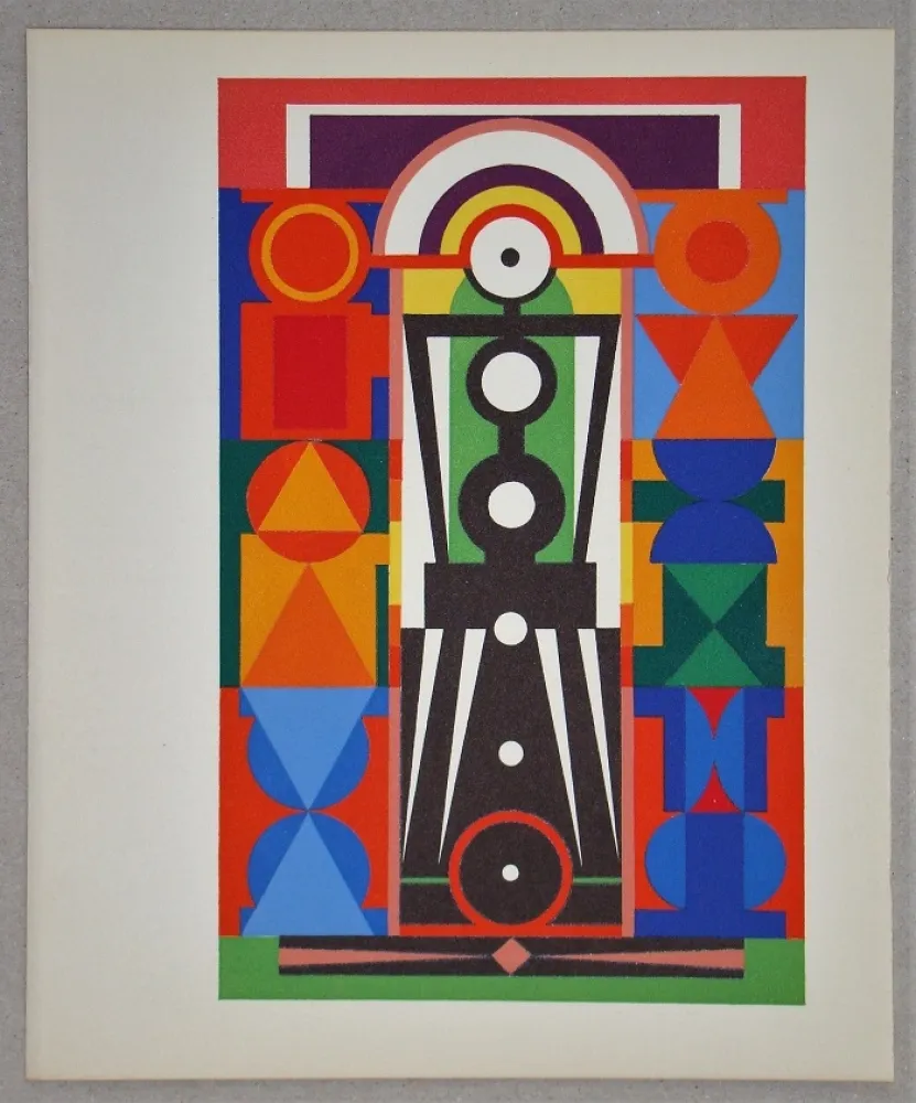 Serigrafia Herbin - Composition Christ