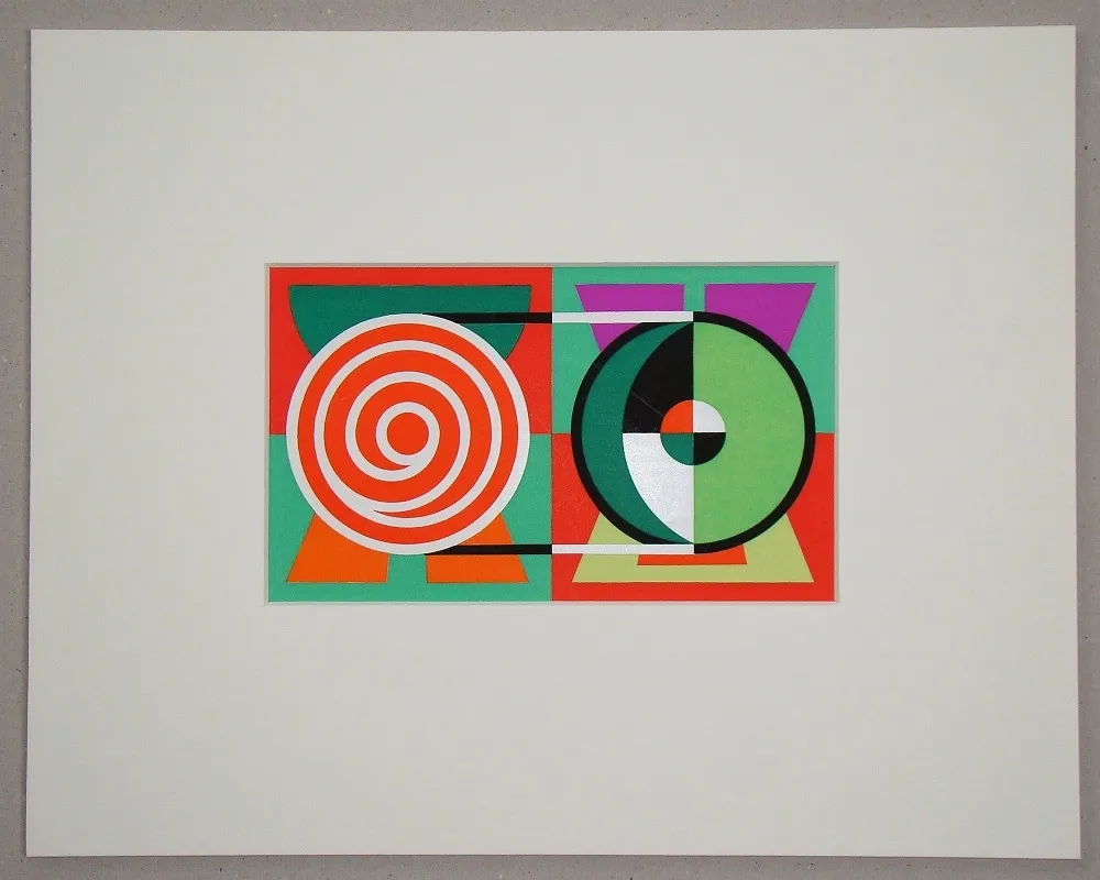 Serigrafia Herbin - Minuit - 1953 