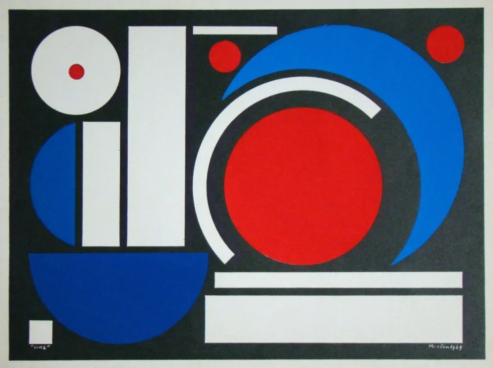 Pochoir Herbin - UNE 1949