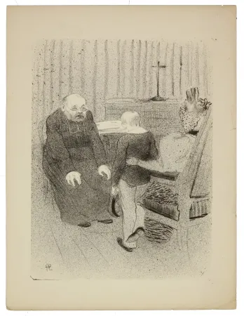 Litografia Hermann-Paul - 10. Le tour