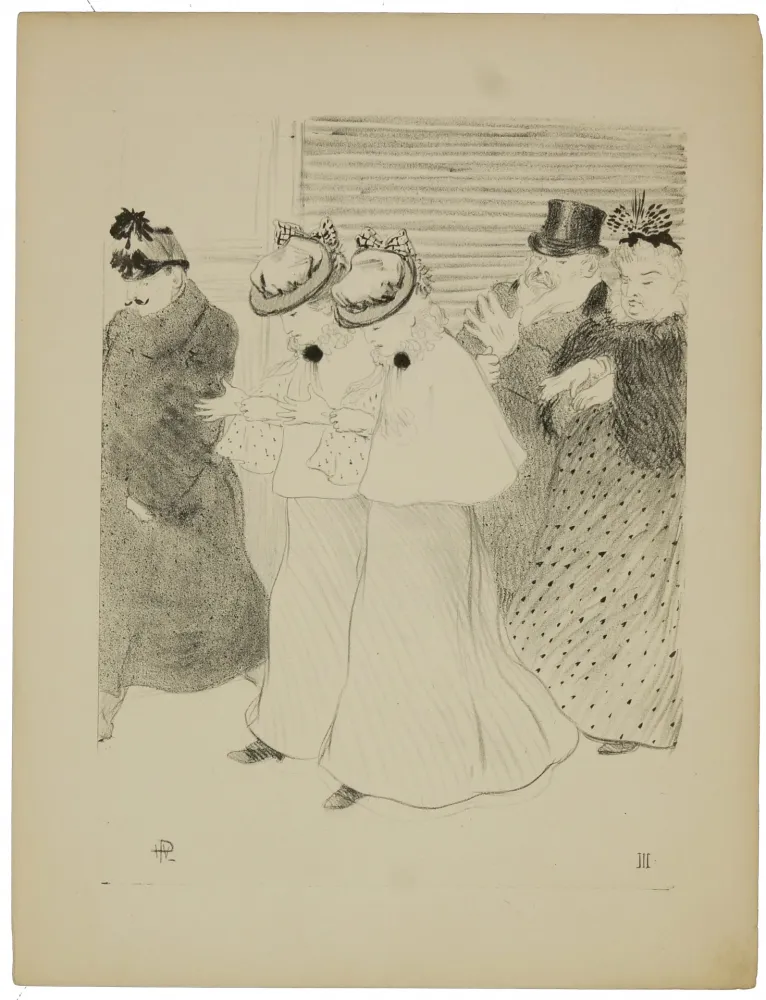 Litografia Hermann-Paul - 3. Gens comme il faut 