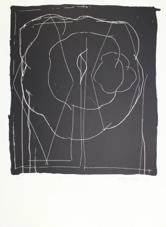 Litografia Hernandez Pijuan - A.L. Barcelona-IV