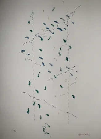 Litografia Hernandez Pijuan - A.L. Osaka (avant-la-lettre Osaka)