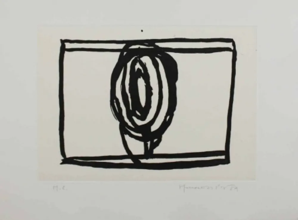 Acquatinta Hernandez Pijuan - Arbres 2