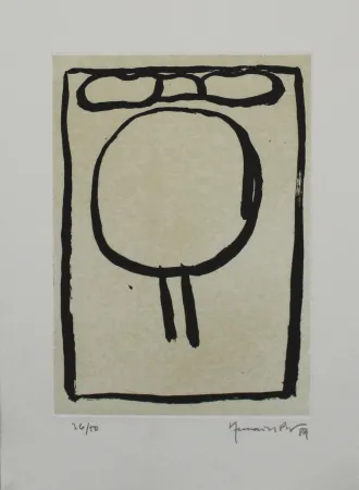 Acquatinta Hernandez Pijuan - Arbres 4