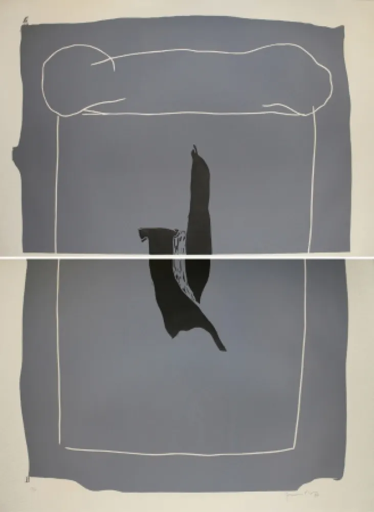 Linoincisione Hernandez Pijuan - Camí (Road)