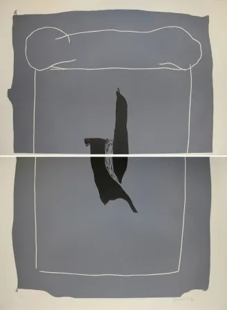 Linoincisione Hernandez Pijuan - Camí (Road)