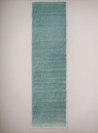 Litografia Hernandez Pijuan - Cartel avant la lettre de las exposiciones Galeria Joan Prats y Galeria Ciento