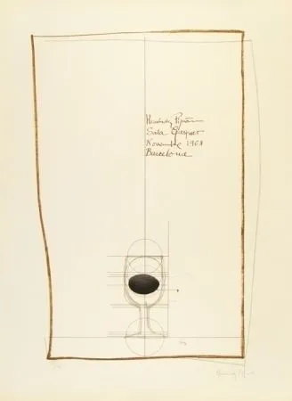 Litografia Hernandez Pijuan - Cartel exposición Sala Gaspar