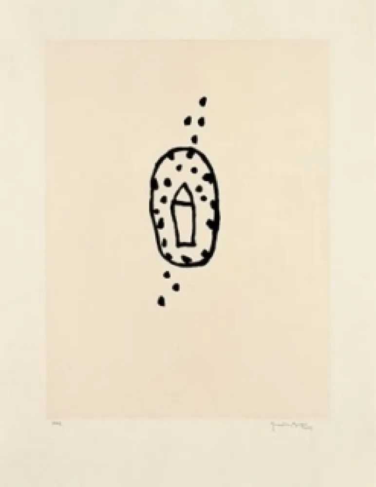 Acquaforte E Acquatinta Hernandez Pijuan - Casa amb jardi 2