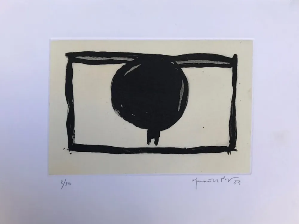 Incisione Hernandez Pijuan - Dos arbres