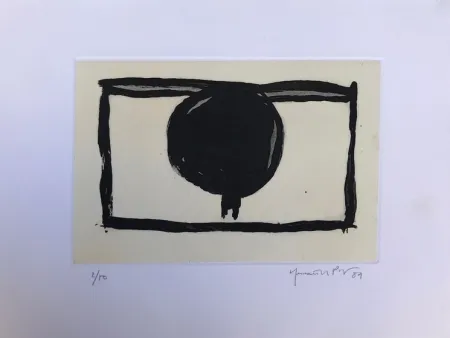 Incisione Hernandez Pijuan - Dos arbres