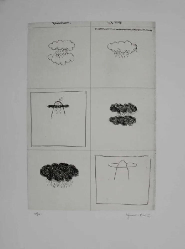 Incisione Hernandez Pijuan - Esbós (